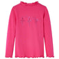 Kids' T-shirt with Long Sleeves Bright Pink 116