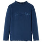 Kids' T-shirt with Long Sleeves Navy Blue 128