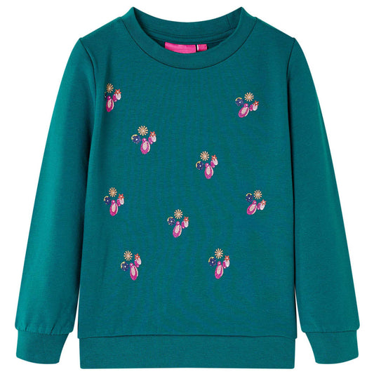 Kids' Sweatshirt Dark Green 116