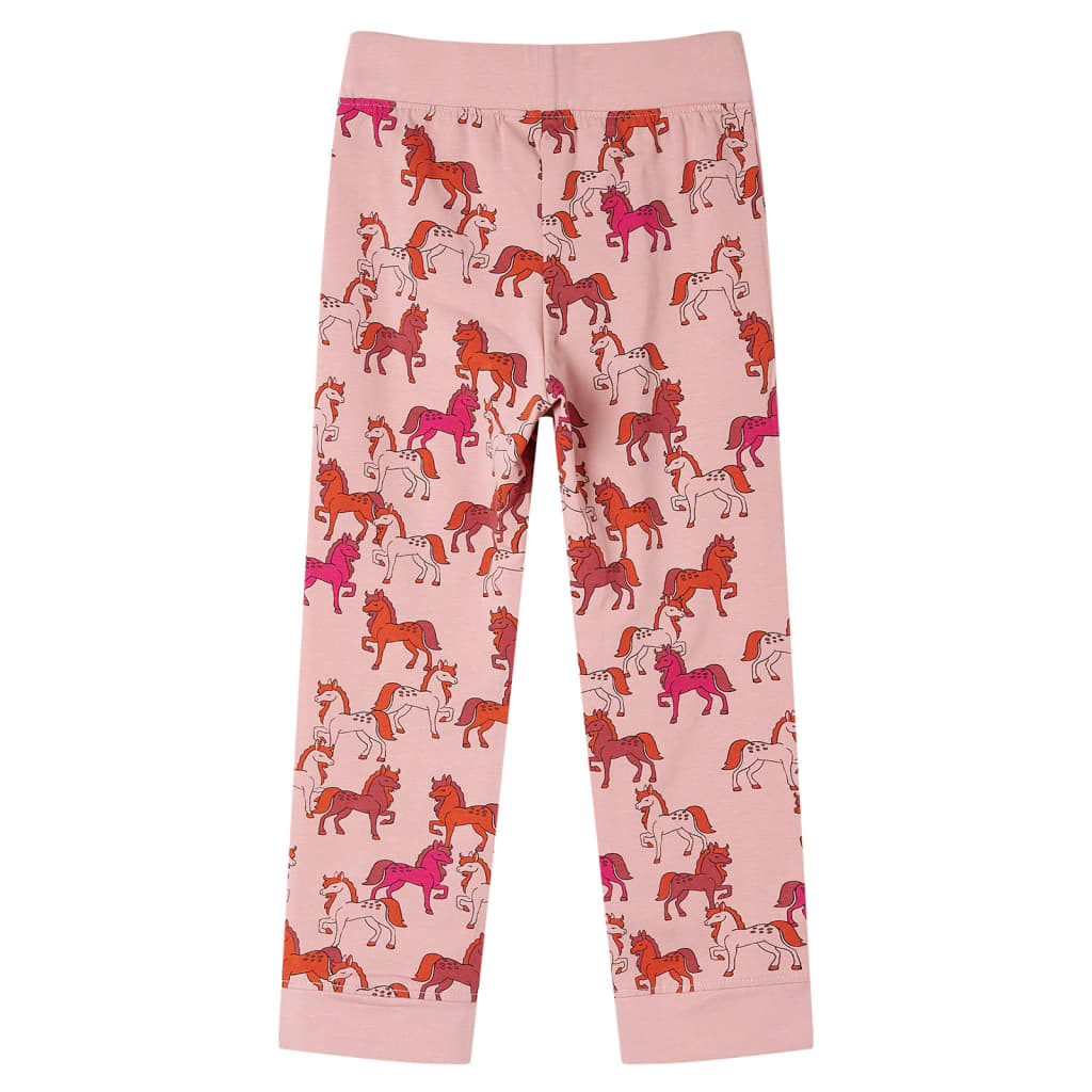 Kids' Pyjamas with Long Sleeves Light Pink 92