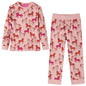 Kids' Pyjamas with Long Sleeves Light Pink 104