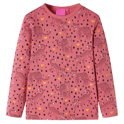 Kids' Pyjamas with Long Sleeves Old Pink 104