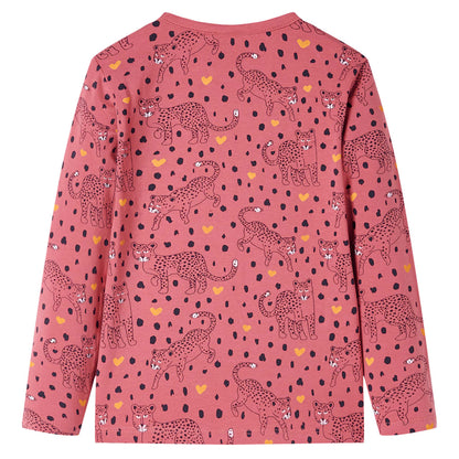 Kids' Pyjamas with Long Sleeves Old Pink 116