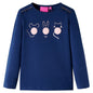 Kids' T-shirt with Long Sleeves Navy 116