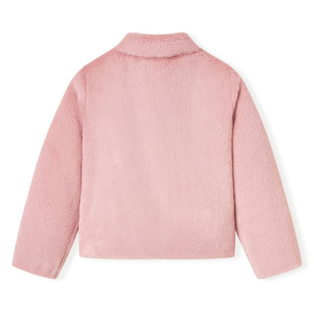 Kids' Coat Faux Fur Pink 104