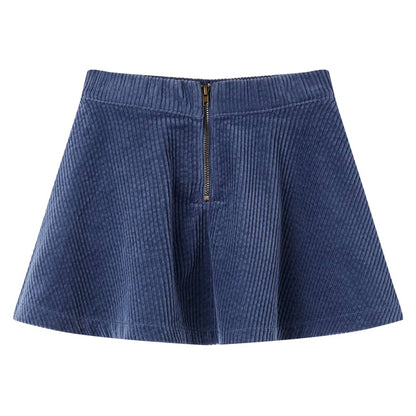 Kids' Skirt with Pockets Corduroy Navy 92