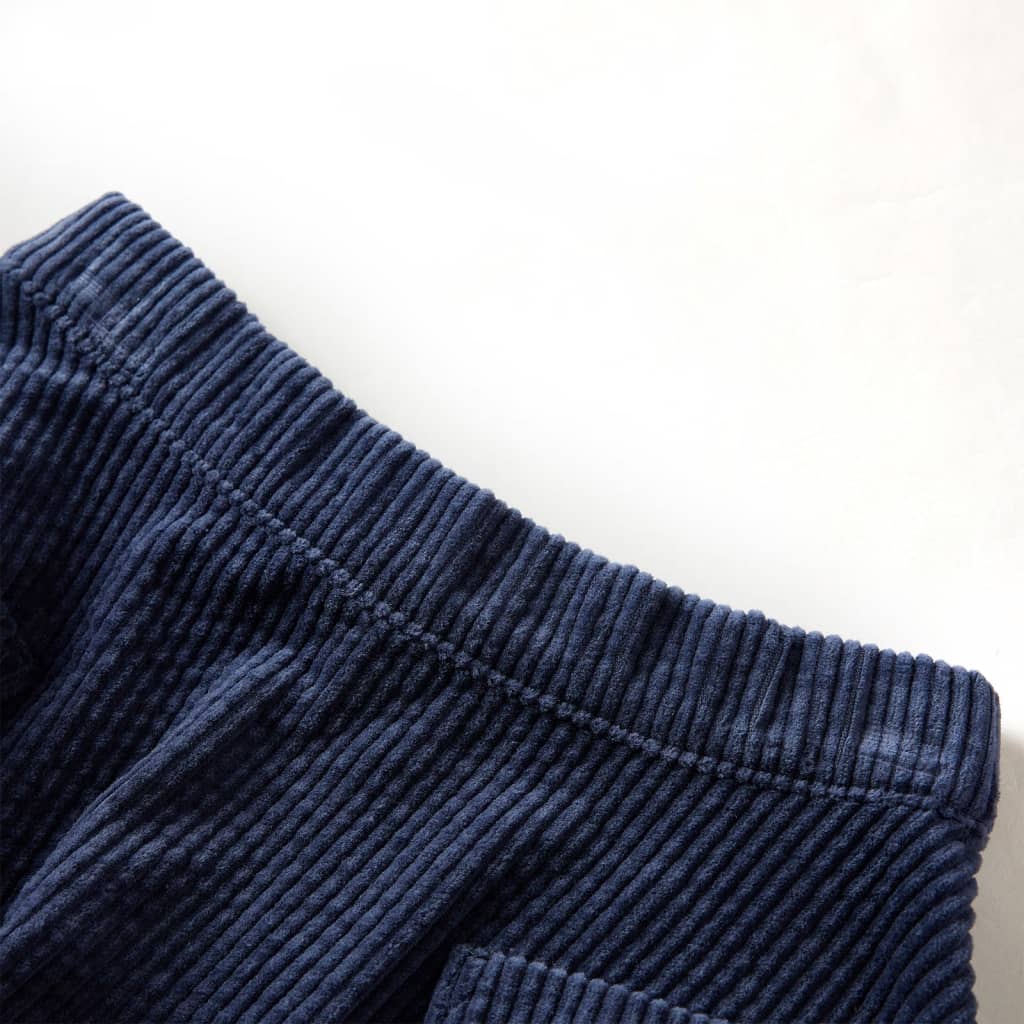 Kids' Skirt with Pockets Corduroy Navy 92