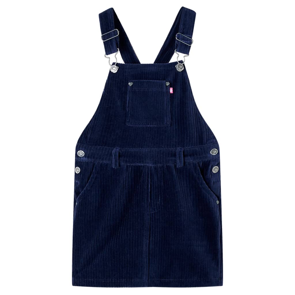 Kids' Overall Dress Corduroy Navy 92