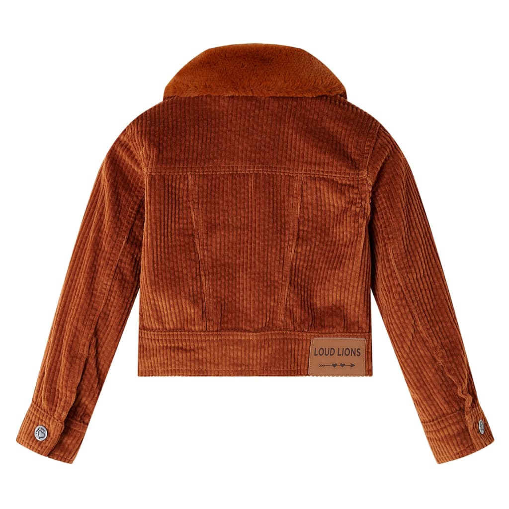 Kids' Jacket Corduroy Cognac 92