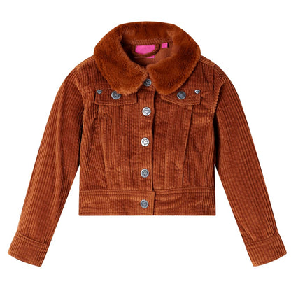 Kids' Jacket Corduroy Cognac 104