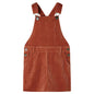 Kids' Overall Dress Corduroy Cognac 104