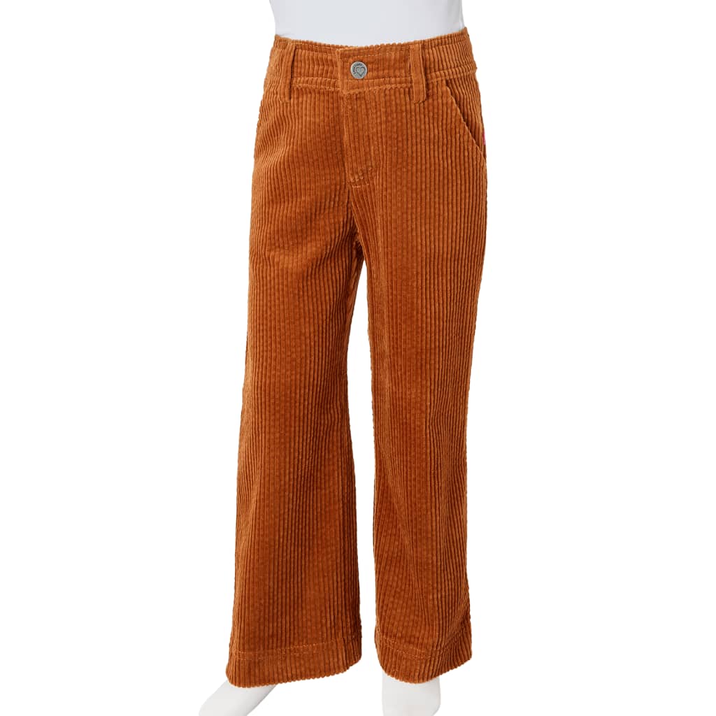 Kids' Pants Corduroy Cognac 104