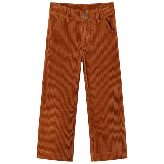 Kids' Pants Corduroy Cognac 116