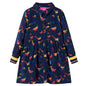 Kids' Dress with Long Sleeves Navy 104