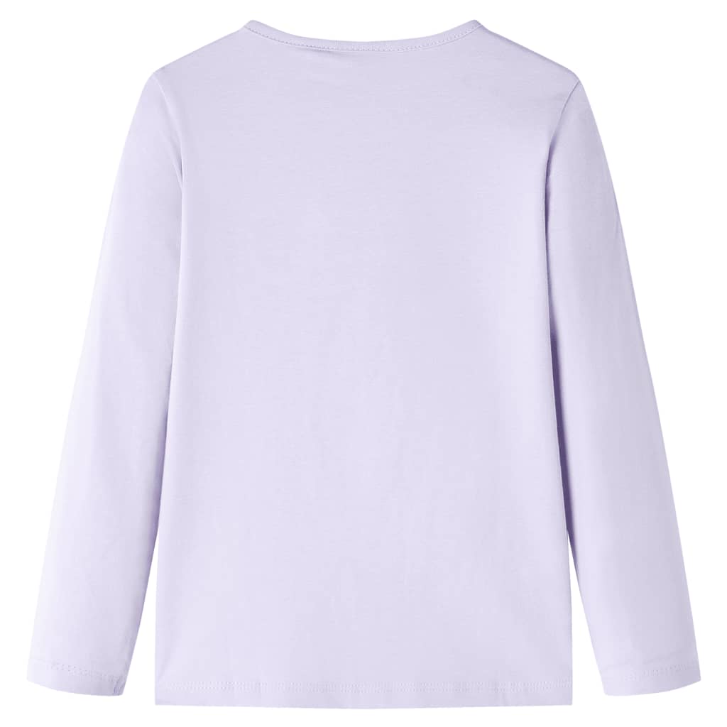 Kids' T-shirt with Long Sleeves Light Lilac 104