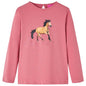 Kids' T-shirt with Long Sleeves Old Pink 92