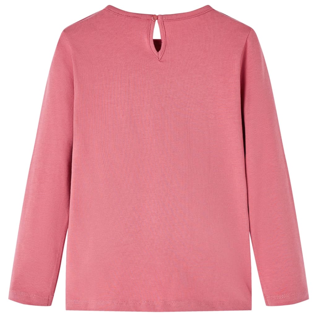 Kids' T-shirt with Long Sleeves Old Pink 92