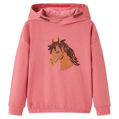 Kids' Hooded Sweatshirt Old Pink 92