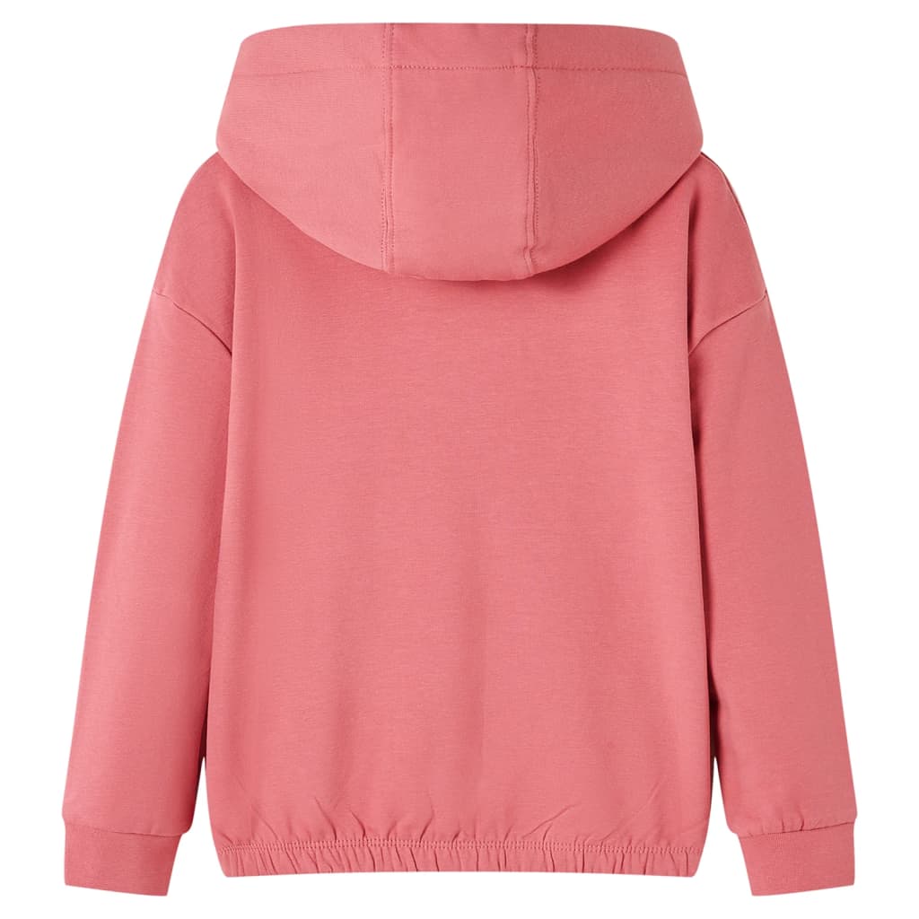 Kids' Hooded Sweatshirt Old Pink 140