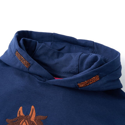 Kids' Hooded Sweatshirt Navy 116