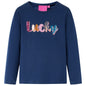 Kids' T-shirt with Long Sleeves Navy Blue 92