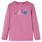 Kids' T-shirt with Long Sleeves Raspberry 104