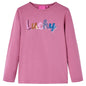 Kids' T-shirt with Long Sleeves Raspberry 116