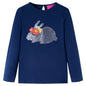 Kids' T-shirt with Long Sleeves Navy Blue 116