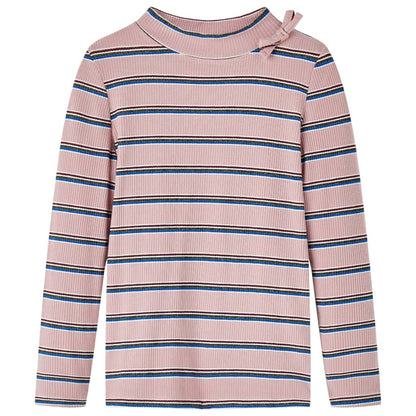 Kids' T-shirt with Long Sleeves Light Pink 92