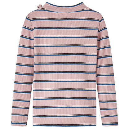 Kids' T-shirt with Long Sleeves Light Pink 92