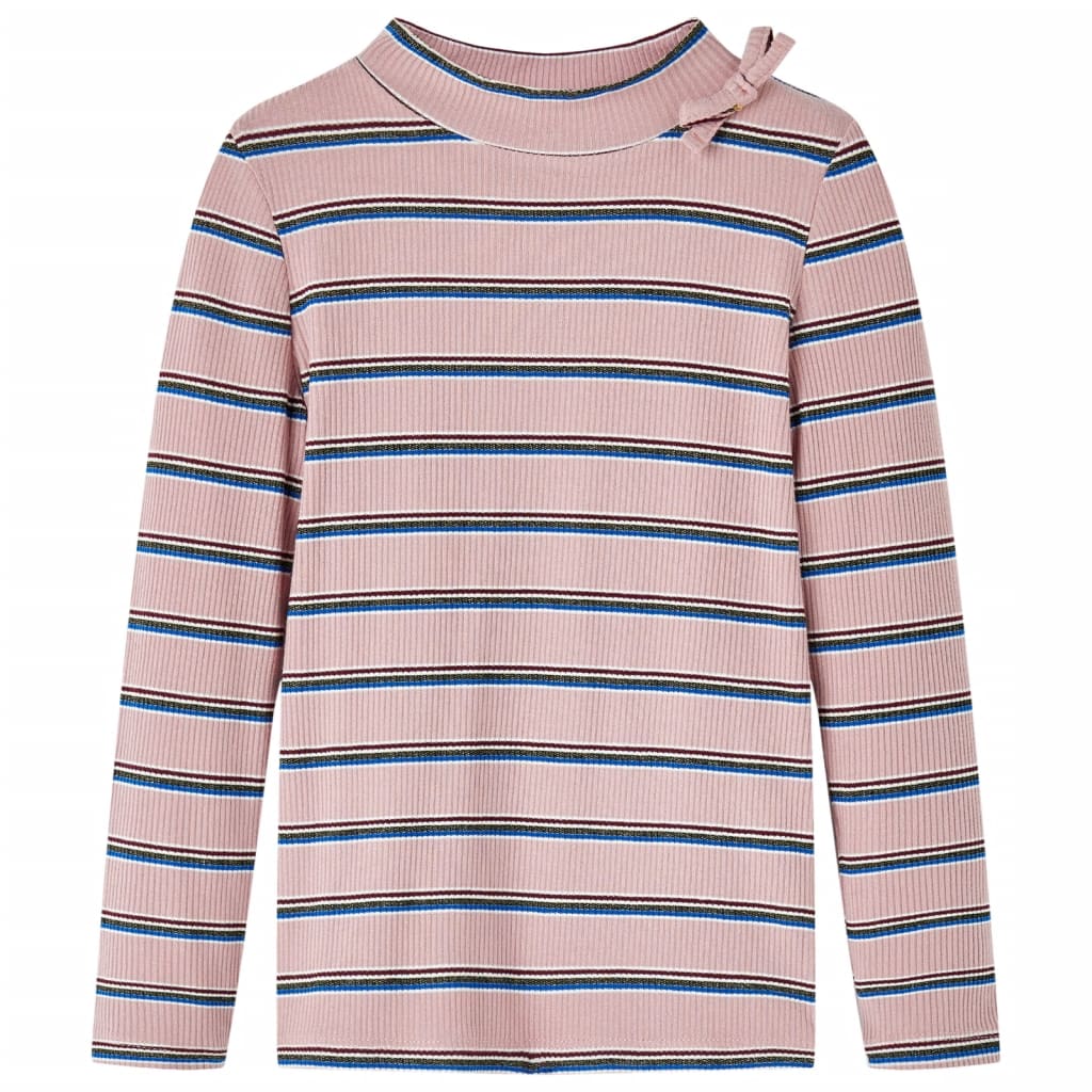 Kids' T-shirt with Long Sleeves Light Pink 116