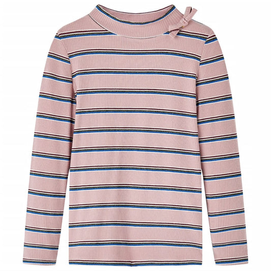 Kids' T-shirt with Long Sleeves Light Pink 116