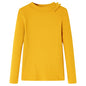 Kids' T-shirt with Long Sleeves Ochre 116