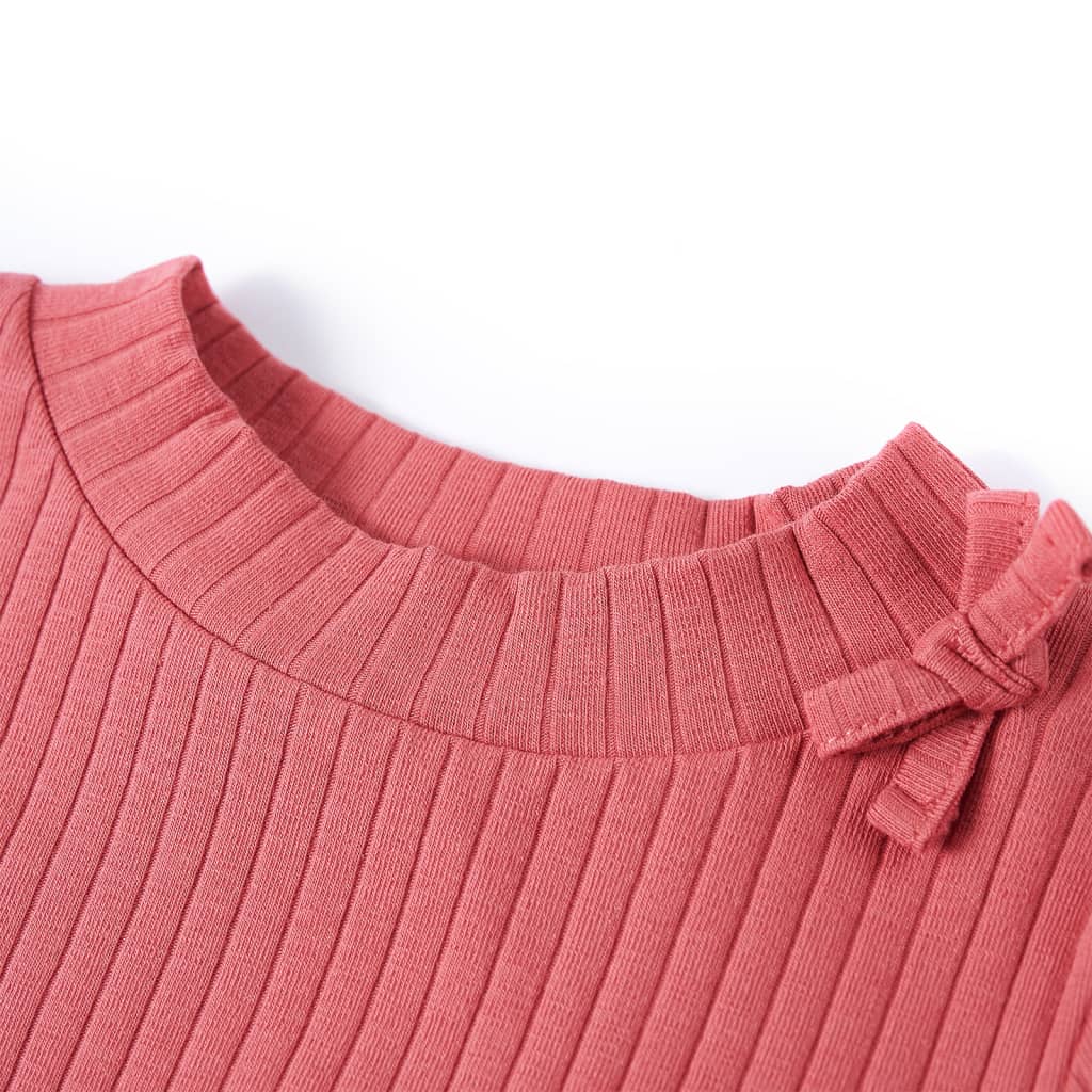 Kids' T-shirt with Long Sleeves Old Pink 104