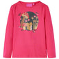 Kids' T-shirt with Long Sleeves Bright Pink 92