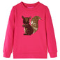 Kids' Sweatshirt Bright Rose 128