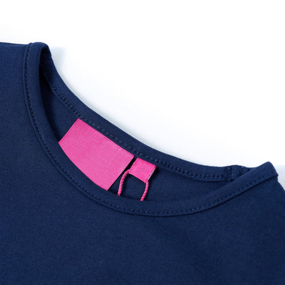 Kids' T-shirt with Long Sleeves Navy 116