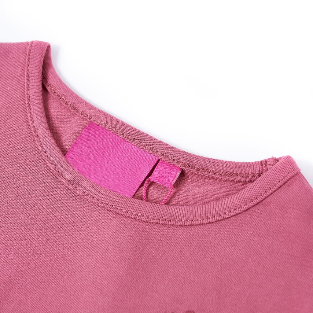 Kids' T-shirt with Long Sleeves Raspberry 92