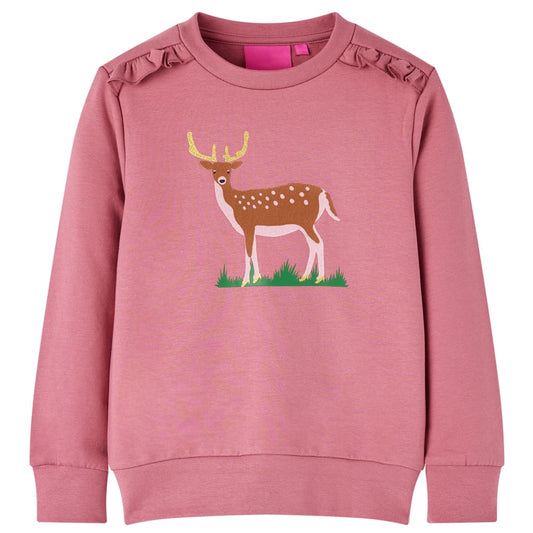 Kids' Sweatshirt Raspberry 128