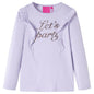 Kids' T-shirt with Long Sleeves Light Lilac 104