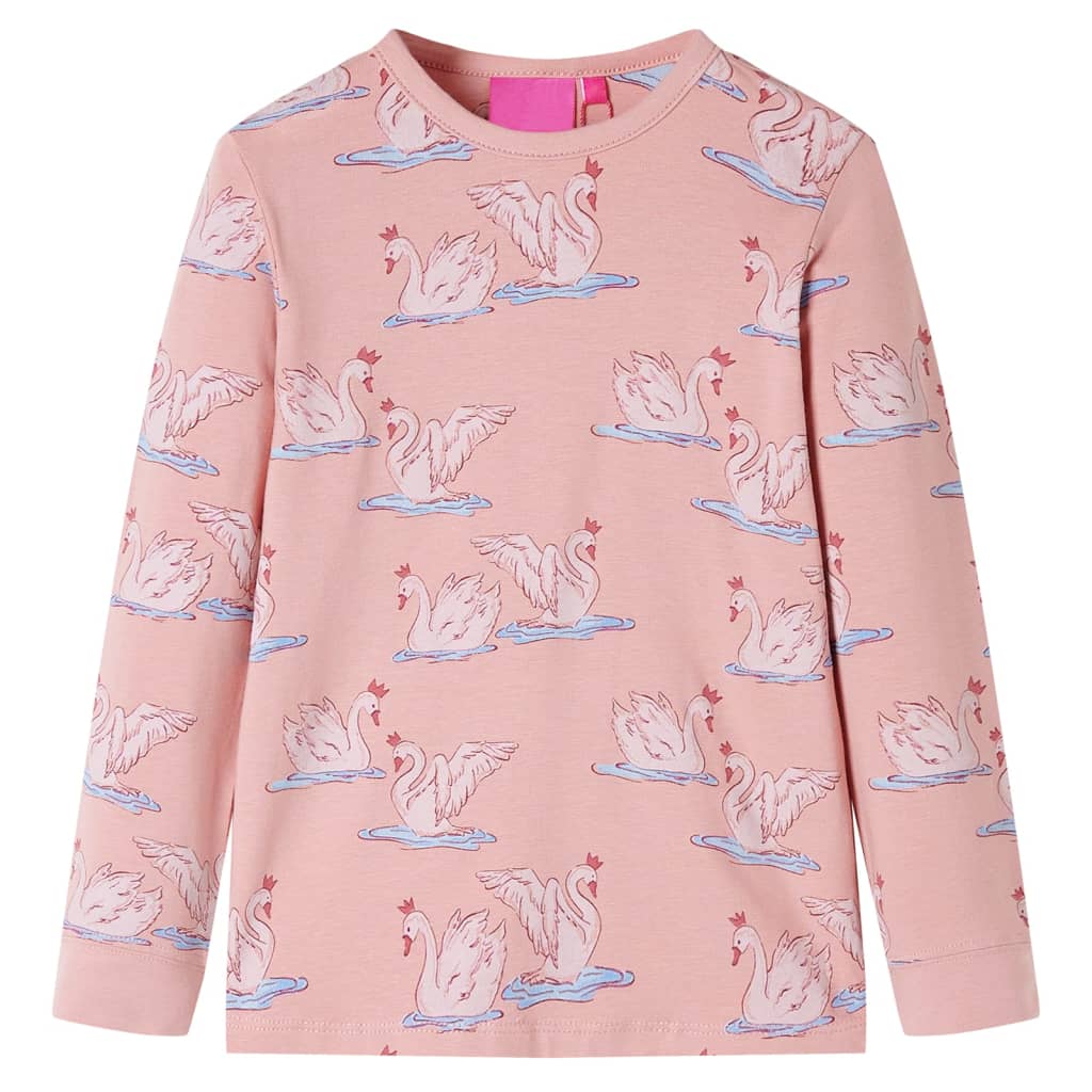 Kids' Pyjamas with Long Sleeves Light Pink 116