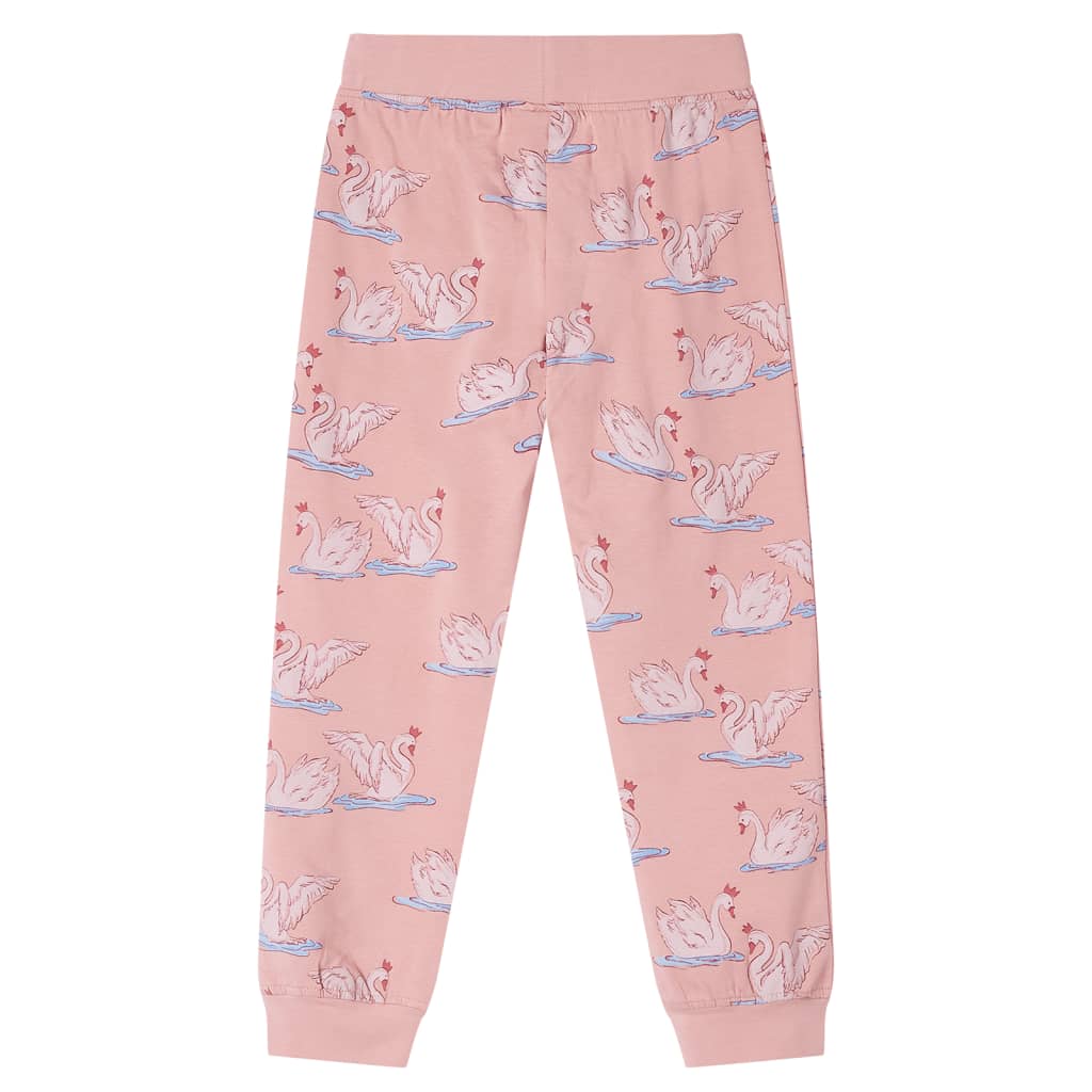 Kids' Pyjamas with Long Sleeves Light Pink 128