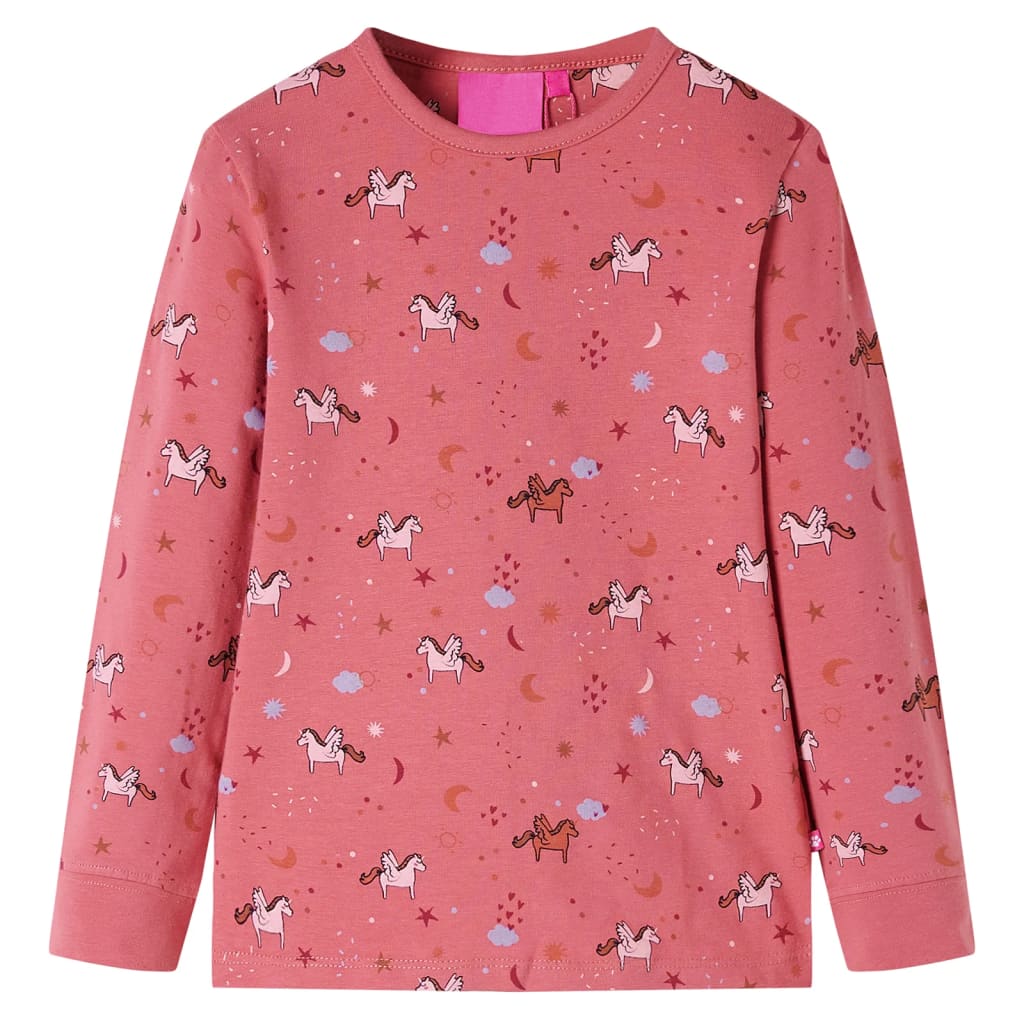 Kids' Pyjamas with Long Sleeves Old Pink 92