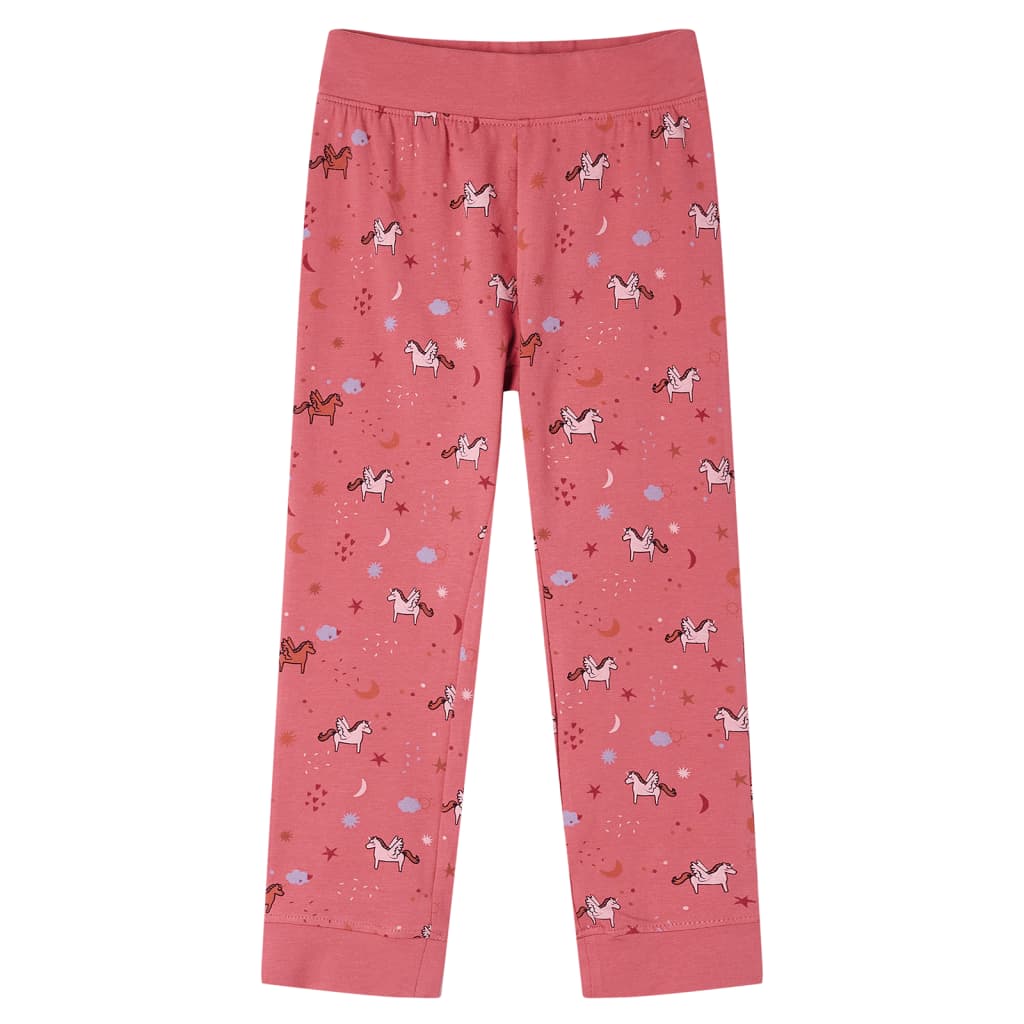 Kids' Pyjamas with Long Sleeves Old Pink 92