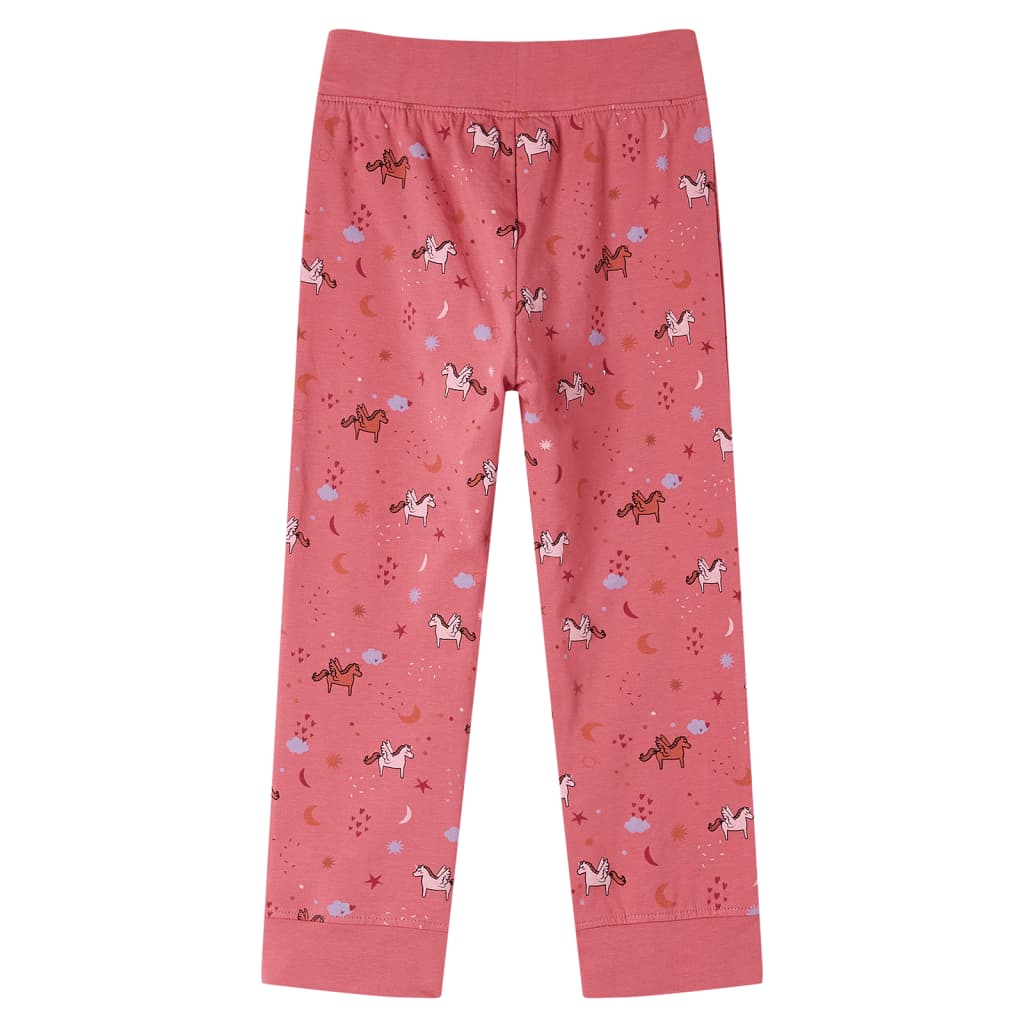 Kids' Pyjamas with Long Sleeves Old Pink 92