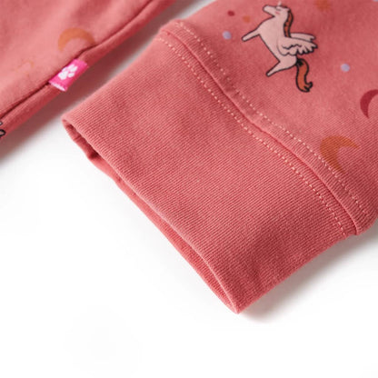 Kids' Pyjamas with Long Sleeves Old Pink 92