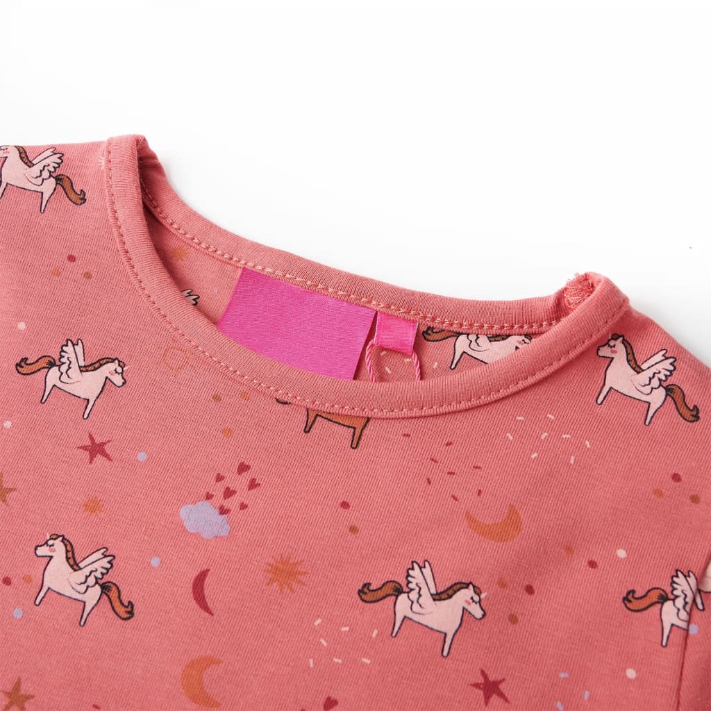 Kids' Pyjamas with Long Sleeves Old Pink 104