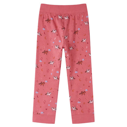 Kids' Pyjamas with Long Sleeves Old Pink 128