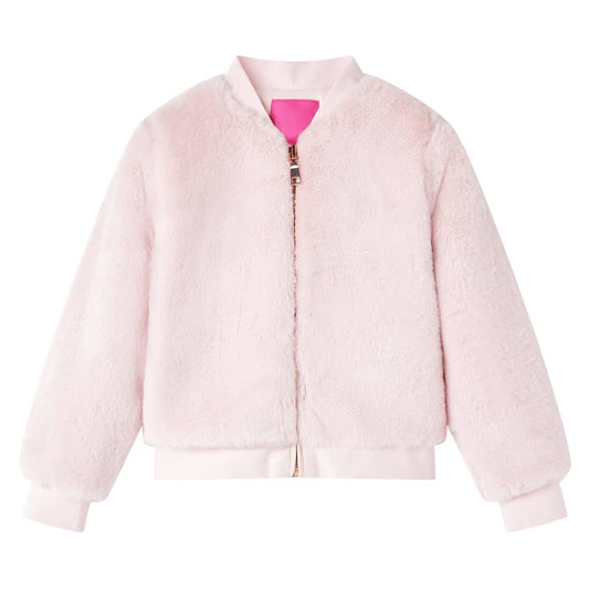 Kids' Jacket Faux Fur Soft Pink 92