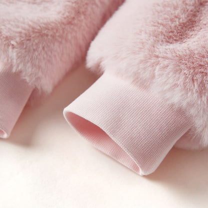 Kids' Jacket Faux Fur Soft Pink 116